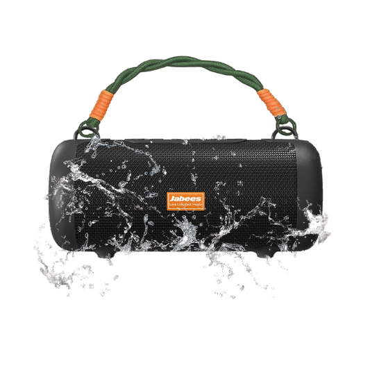 WHALE with Nylon Strap – Bluetooth IPX7 Waterproof Portable Outdoor Speaker with 30W Stereo Sound and USB Charge Out-0
